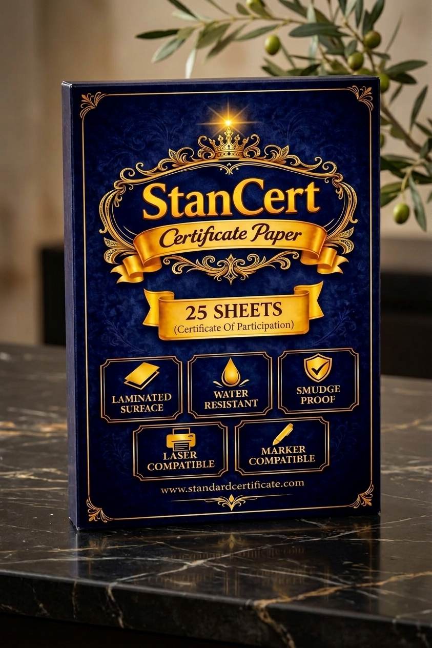 Golden Signature Award Certificate